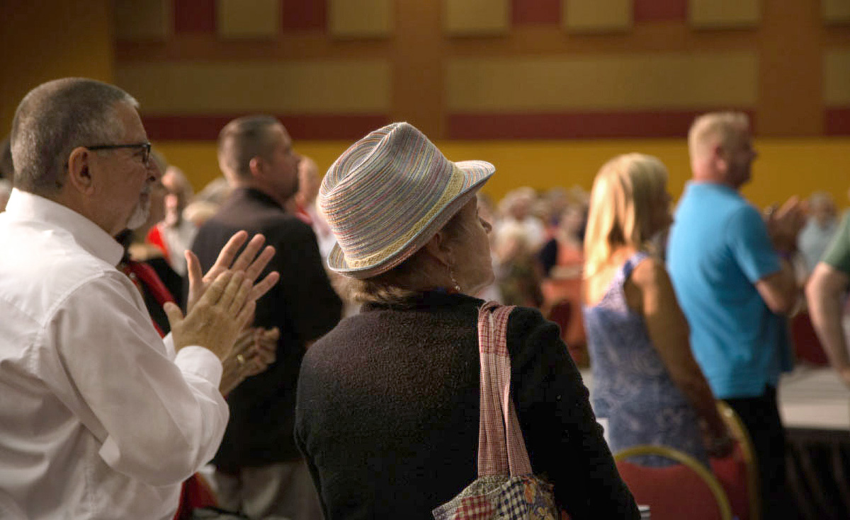 United Methodists in the Desert Southwest Annual Conference approve a resolution calling for end to separating immigrant families. At least 18 of the 54 U.S. conferences approved resolutions in support of welcoming immigrants. Photo by Barry Doyle.