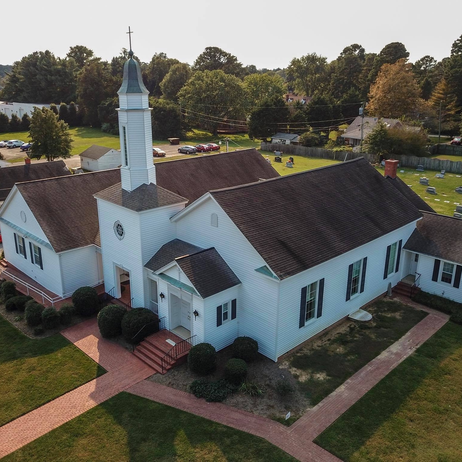 음광현 목사가 2020년 7월 1일부터 섬기던 와셔(Warsaw) 연합감리교회의 모습. 사진 출처, 와셔 연합감리교회 페이스북.