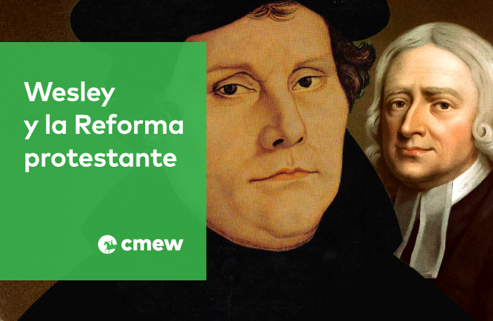 Si afirmamos que la herencia fundamental de Lutero es la radicalidad de la gracia, como fundamento de la vida y de la fe, Wesley es un heredero de este. Ilustración cortesía del Centro Metodista de Estudios Wesleyanos.