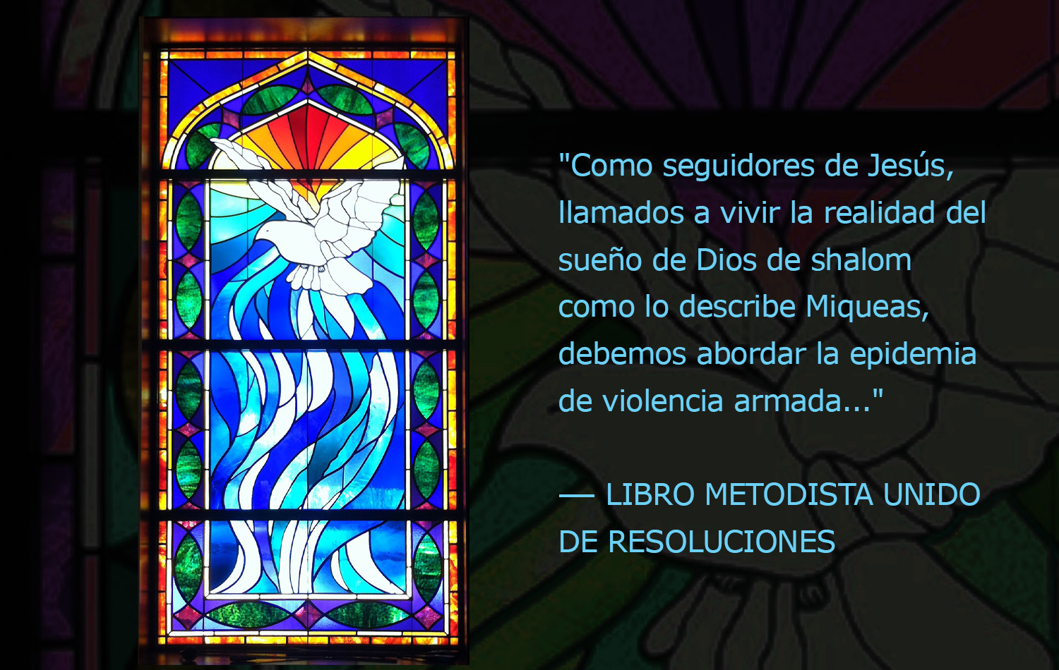 Después de una ola de tiroteos masivos desde California hasta Iowa, el pueblo metodista unido está respondiendo con oración, consuelo para los/as afligidos/as y reiterando llamados para abogar contra la violencia armada. Foto de Guernz11, cortesía de Pixabay; ilustración original de Laurens Glass, versión en español Rev. Gustavo Vasquez, Noticias MU.
