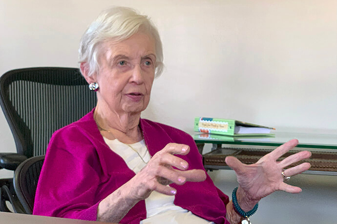 Carolyn Marshall is executive director of the Lucille Raines Residence in Indianapolis, a “three-quarter house” for recovering addicts in transition after in-patient treatment. Marshall served as secretary of The United Methodist Church’s General Conference for 16 years. Photo by Joey Butler, UM News.