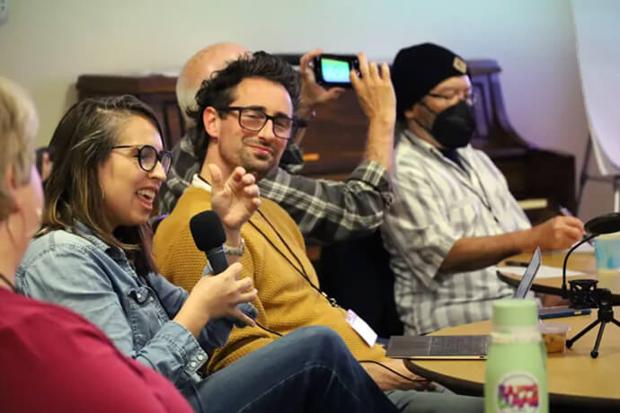 United Methodists discuss how to get involved in efforts to increase the amount of affordable housing during the Greater Northwest Area’s Housing God’s Beloved summit that drew participants from Oregon, Washington, Idaho and Alaska. Photo courtesy of Greater Northwest Area.