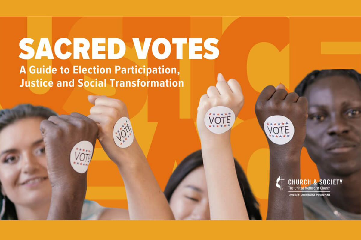 In these polarizing times, United Methodists across the connection are being called to faithfully participate in civic engagement as a witness for peace and justice. The United Methodist Board of Church and Society has produced a toolkit to help United Methodists participate in the November elections with integrity. Logo courtesy of the United Methodist Board of Church and Society.
