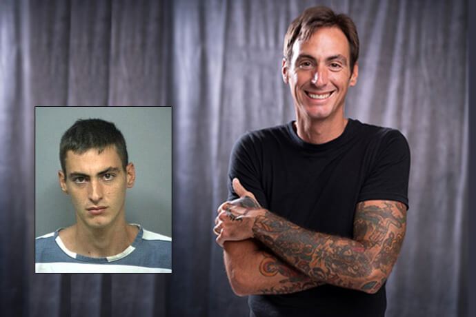 In his new book about combating loneliness, the Rev. Michael Adam Beck talks about his troubled past, including a stint in solitary confinement at the Marion County Jail in Ocala, Fla. Now, Beck  is pastor at the same church that helped to save him in the darker years of his life. Photos courtesy of the Rev. Michael Adam Beck.