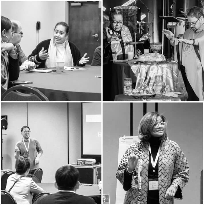 The Facing The Future 2023 Conference 사진 콜라주. 사진 출처, GCPRR홈페이지(https://www.gcorr.org/ftf2025) 